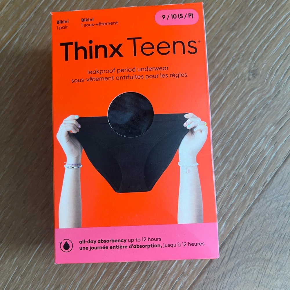 Thinx Black Bikini Period Underwear
